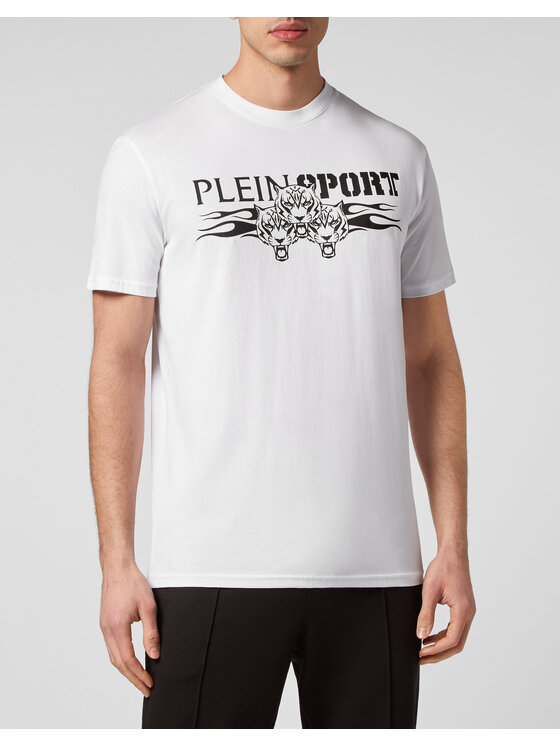 Plein Sport Plein Sport T-Shirt 1059 Biały Regular Fit