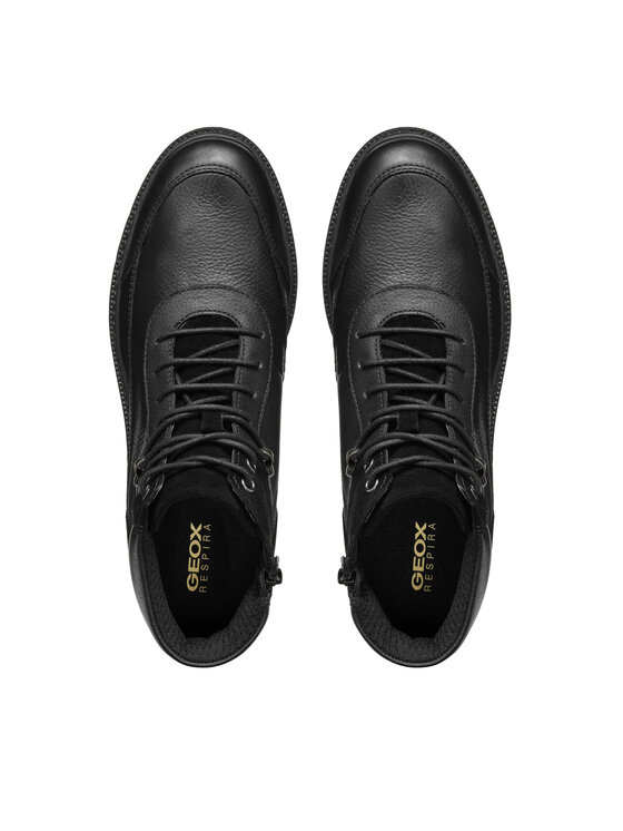 Geox Geox Schnürschuhe U Ghiacciaio U46DGA 04622 C9999 Schwarz