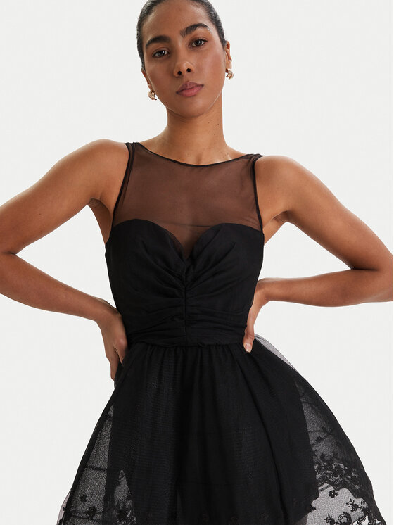 Bardot Bardot Koktel haljina Hilda 60223DB Crna Slim Fit