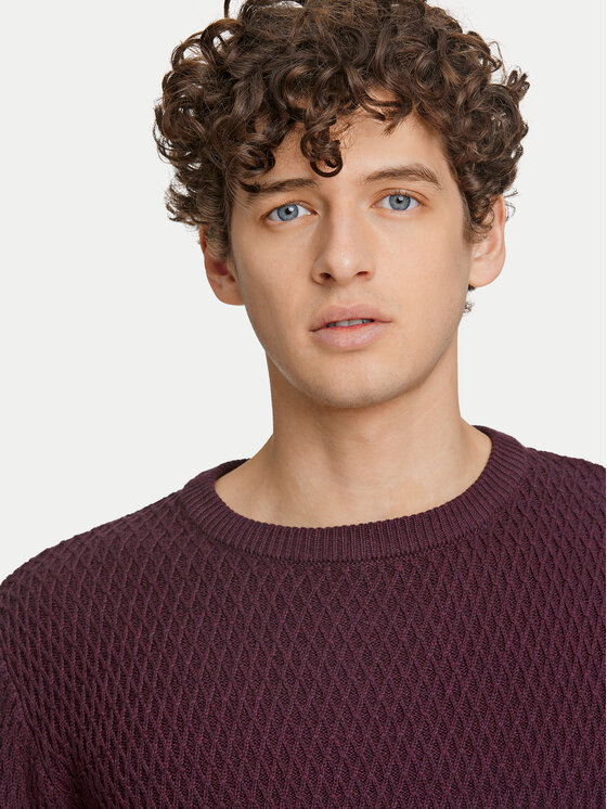 Lindbergh Lindbergh Pulover 30-804052 Rjava Relaxed Fit