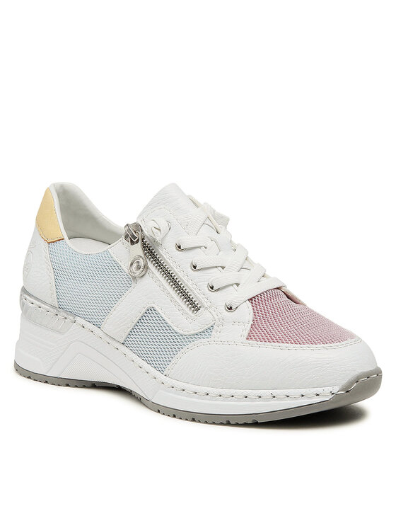 Rieker Sneakersy N4359-90 Biela