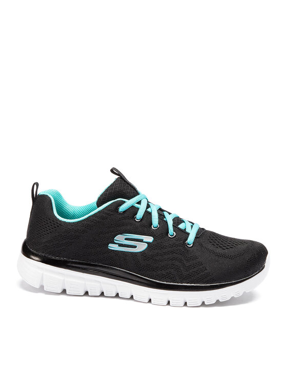 Skechers Snīkeri Get Connected 12615/BKTQ Melns