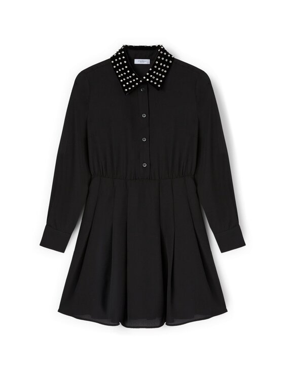 Motivi Motivi Vestito da giorno 7048Q003615N0Z3 Nero Regular Fit