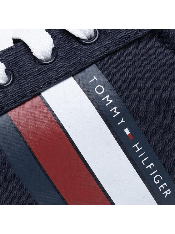 Tommy Hilfiger Tommy Hilfiger Tenisenes Essential Stripes Detail Sneaker FM0FM02685 Tumši zils
