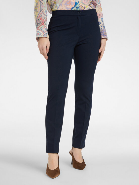 Elena Mirò Elena Mirò Spodnie materiałowe P062P400469N054 Niebieski Regular Fit