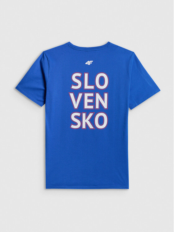 4F 4F T-Shirt TEAMWEAR Niebieski Regular Fit
