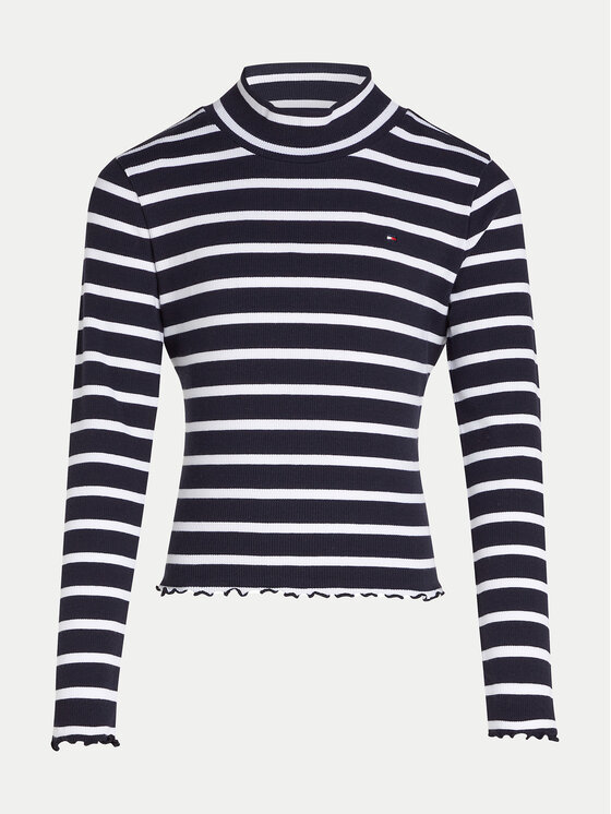 Tommy Hilfiger Tommy Hilfiger Bluse KG0KG08174 Dunkelblau Regular Fit