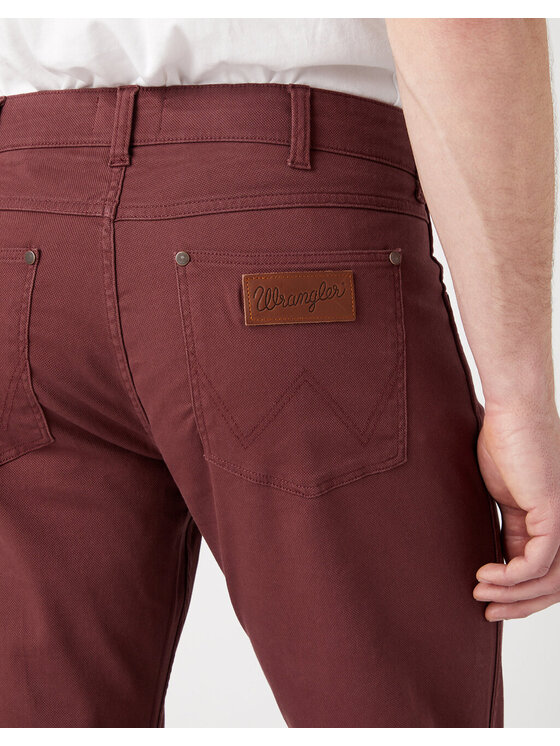 Wrangler Wrangler Pantaloni di tessuto GREENSBORO Rosso Regular Fit