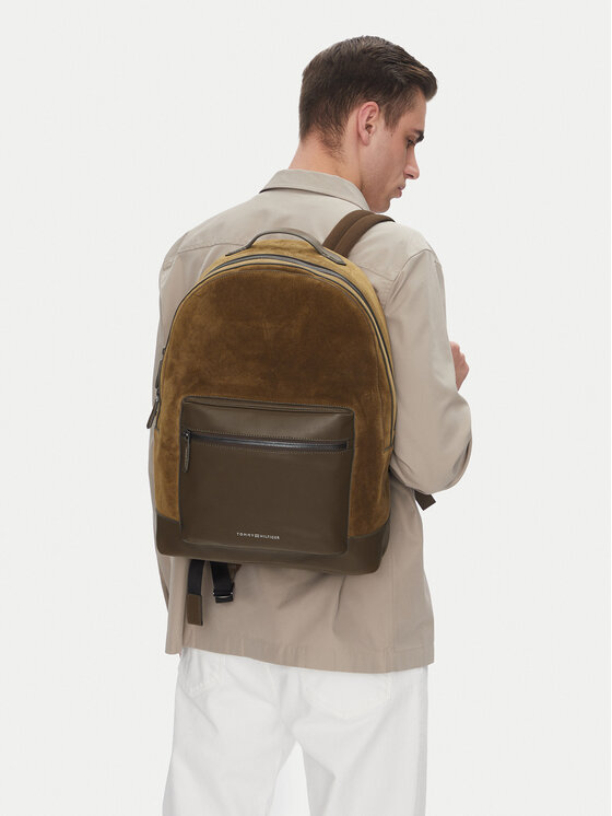 Tommy Hilfiger Tommy Hilfiger Zaino Th Casual Suede Backpack AM0AM13229 Verde