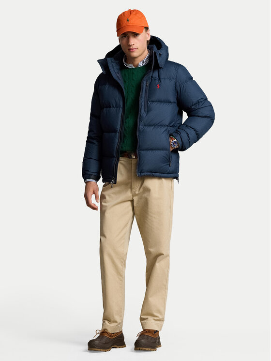 Polo Ralph Lauren Polo Ralph Lauren Vatovaná bunda 710968278003 Tmavomodrá Regular Fit
