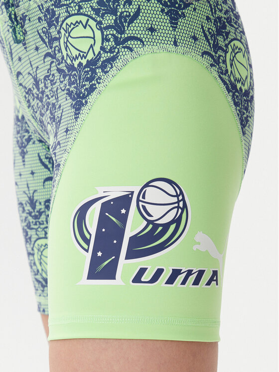 Puma Puma Pantaloni scurți ciclism Lace Em Up 630452 Verde Slim Fit