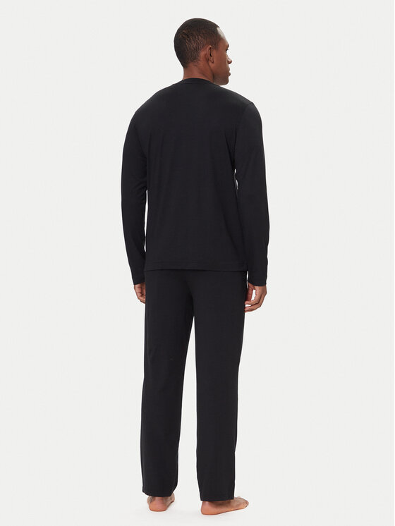 HUGO HUGO Pyjama Nocto 50550099 Schwarz Relaxed Fit
