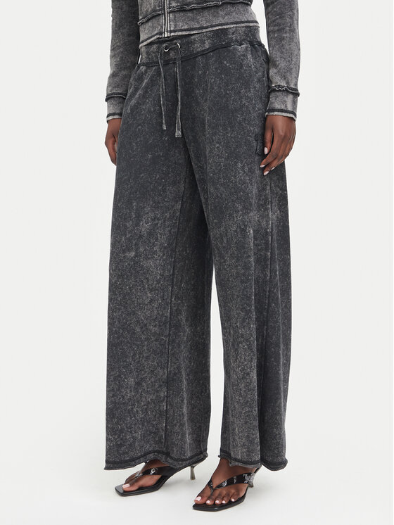 Juicy Couture Juicy Couture Pantaloni trening JCWBJ226321 Negru Relaxed Fit