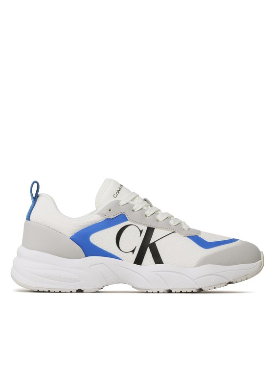 Sneakers Calvin Klein Jeans Retro Tennis Mesh YM0YM00638 White/BLue 0LI