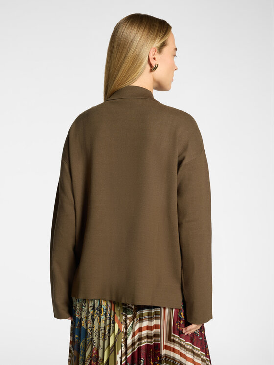 Elena Mirò Elena Mirò Sweter M210Z000984N035 Zielony Over Fit