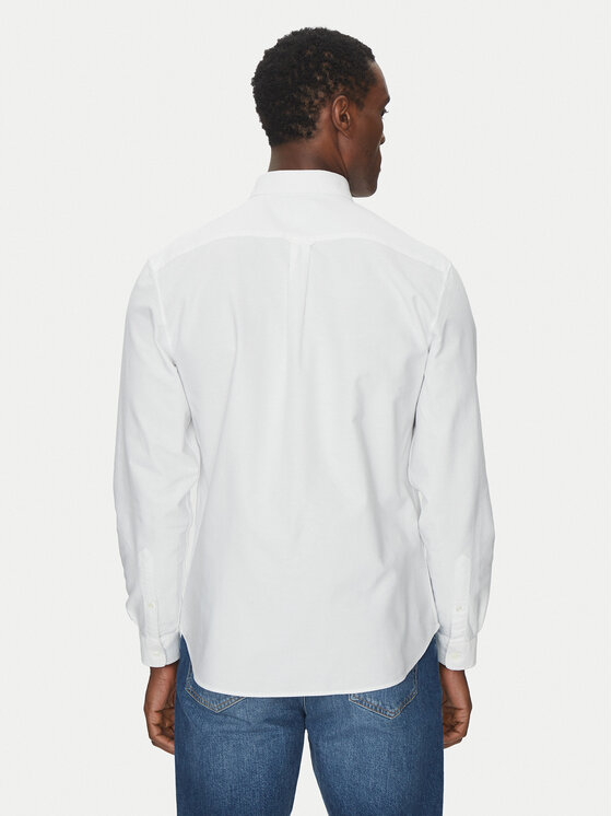 Lacoste Lacoste Košile CH1911 Bílá Regular Fit