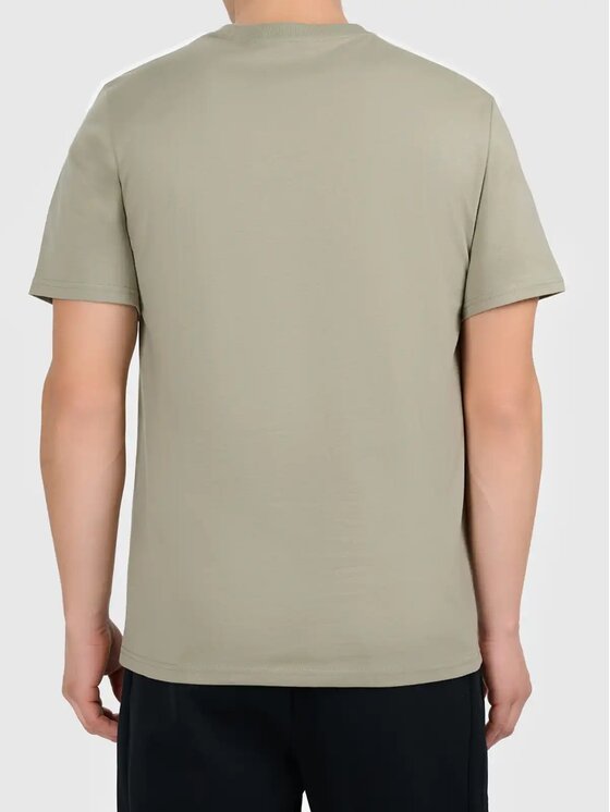 4F 4F T-Shirt 4FWAW26TTSHM3578-44S Zielony Regular Fit