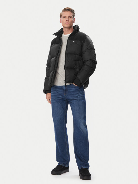 Calvin Klein Jeans Calvin Klein Jeans Kurtka puchowa LV04RH503G Czarny Regular Fit