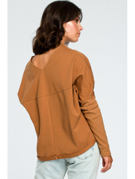 BeWear BeWear Felpa B094 Giallo Baggy Fit