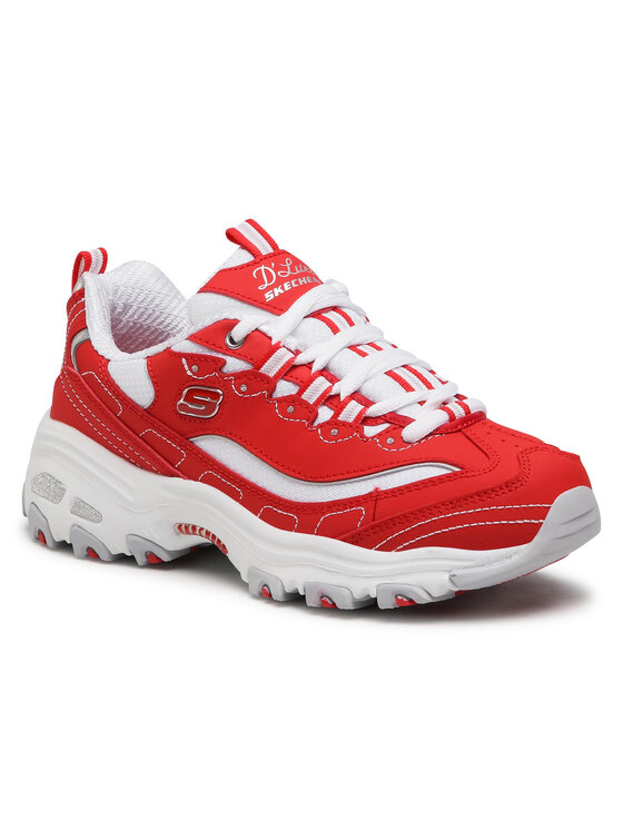 Skechers d'lites rouge hot sale