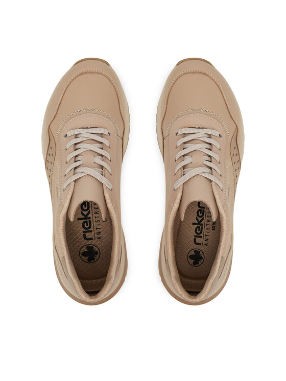 Rieker Rieker Sneakersy M6607-60 Beżowy