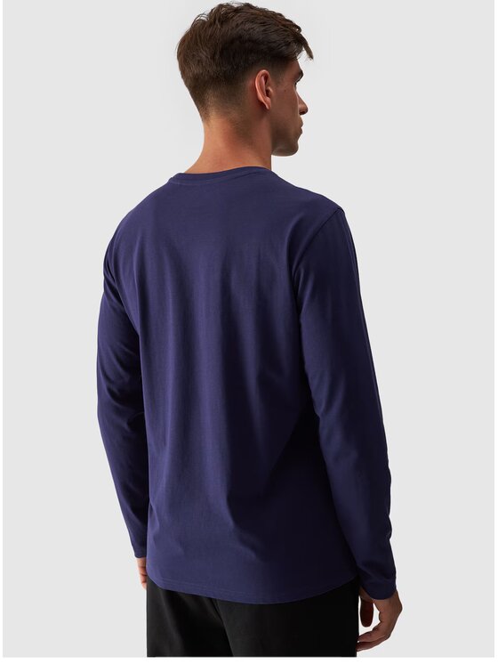 4F 4F Longsleeve 4FWMM00TLONM375-31S Cиній Regular Fit