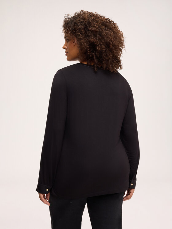 Fiorella Rubino Fiorella Rubino T-shirt G0CVL009266N033 Nero Regular Fit