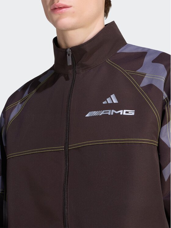 adidas adidas Wiatrówka 162975 Brązowy Loose Fit