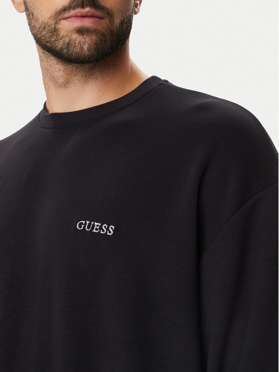 Guess Guess Bluza U6BQ01 K5424 Czarny Regular Fit