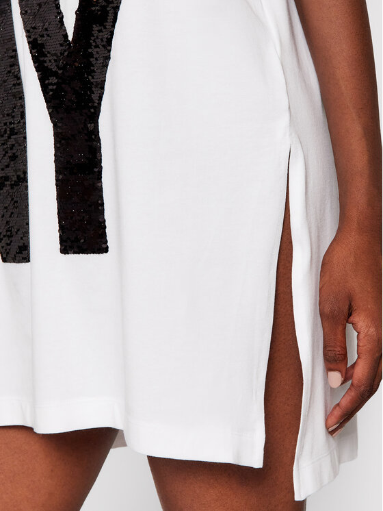 DKNY DKNY Τουνίκ P1DTDB2M Λευκό Regular Fit