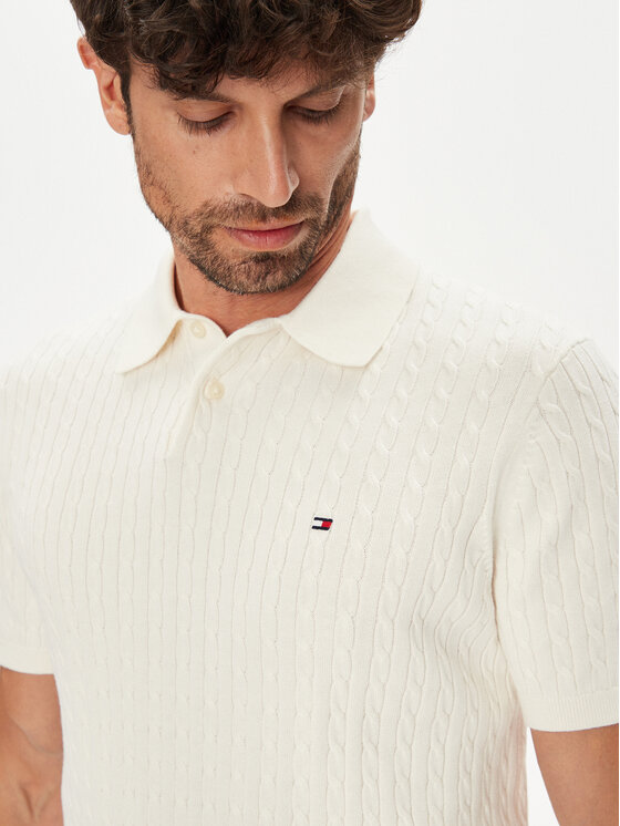 Tommy Hilfiger Tommy Hilfiger Polo marškinėliai MW0MW40701 Smėlio Regular Fit