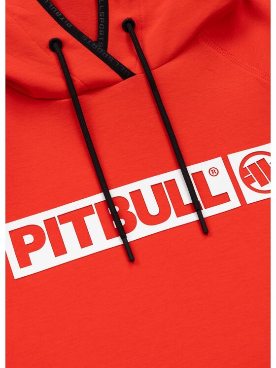 PITBULL PITBULL Bluza Bluza damska z kapturem Georgia S Czerwony Regular Fit