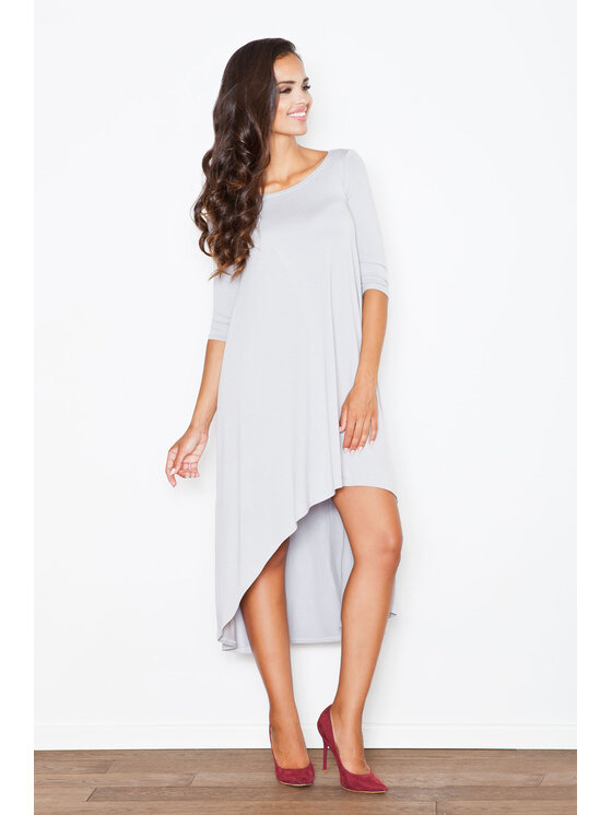 FIGL FIGL Šaty M392 Sivá Regular Fit