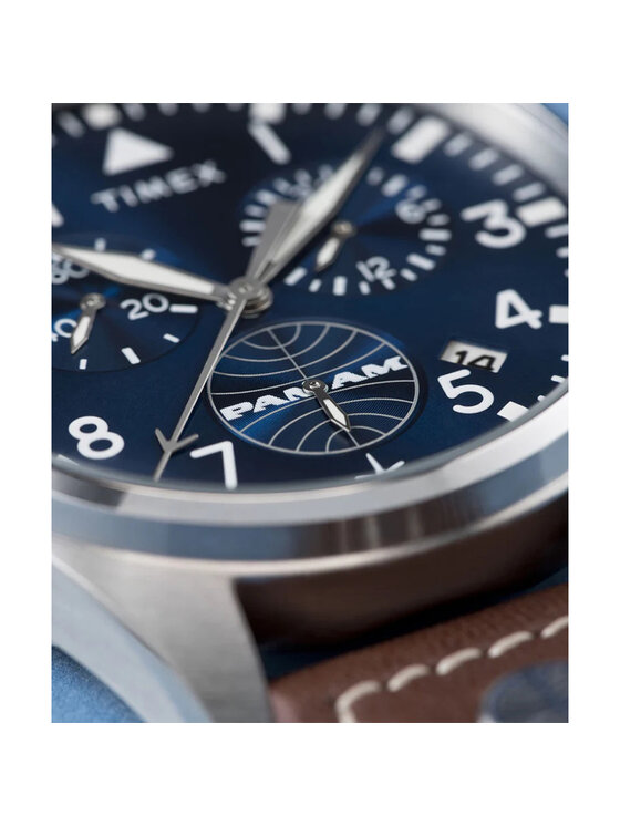 Timex Timex Zegarek TWG030000 Brązowy