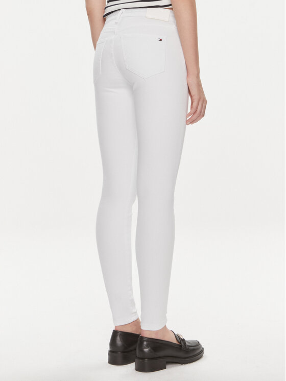Tommy Hilfiger Tommy Hilfiger Джинси WW0WW41295 Білий Skinny Fit