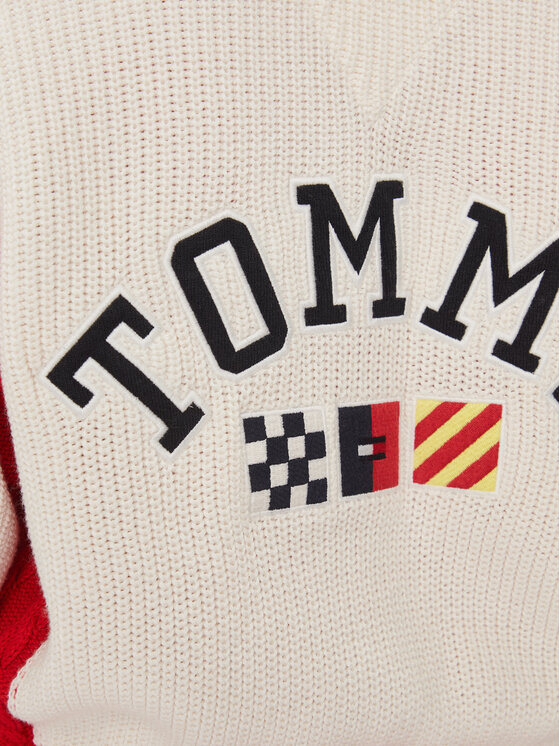 Tommy Jeans Tommy Jeans Kardigāns Archive DW0DW15856 Écru Regular Fit