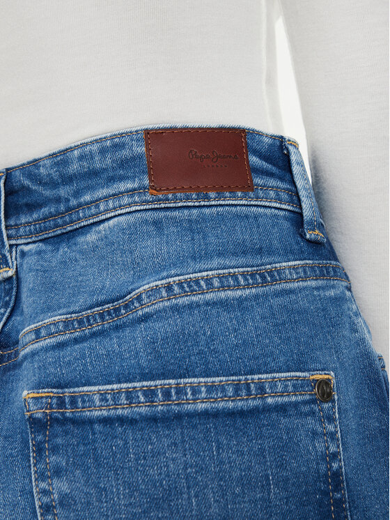 Pepe Jeans Pepe Jeans Jeans hlače Violet PL204176 Modra Mom Fit