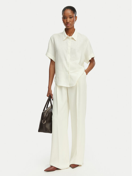 HUGO HUGO Srajca Encantada 50566793 Kremna Relaxed Fit