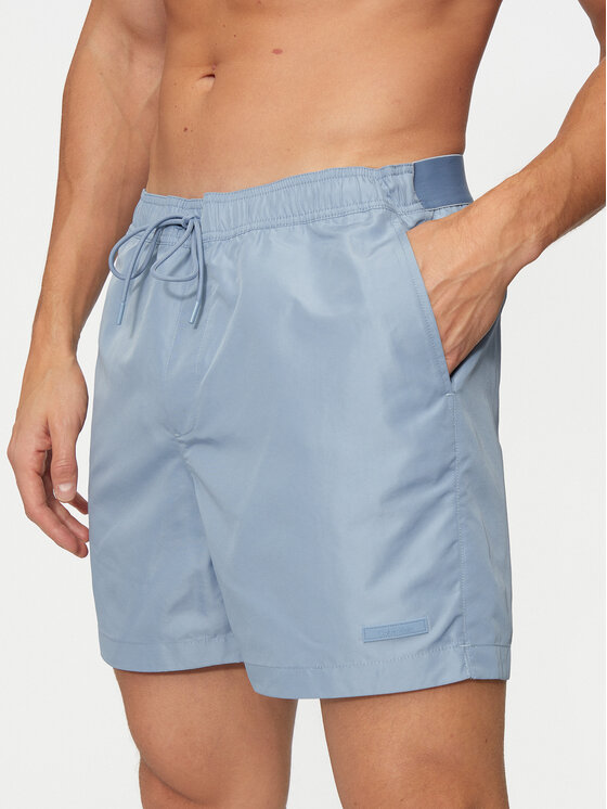 Calvin Klein Swimwear Calvin Klein Swimwear Plavecké šortky KM0KM01082 Modrá Regular Fit
