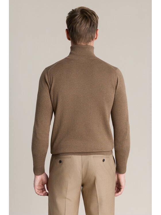 Lancerto Lancerto Sweter Jesse SW073226000050 Beżowy Regular Fit
