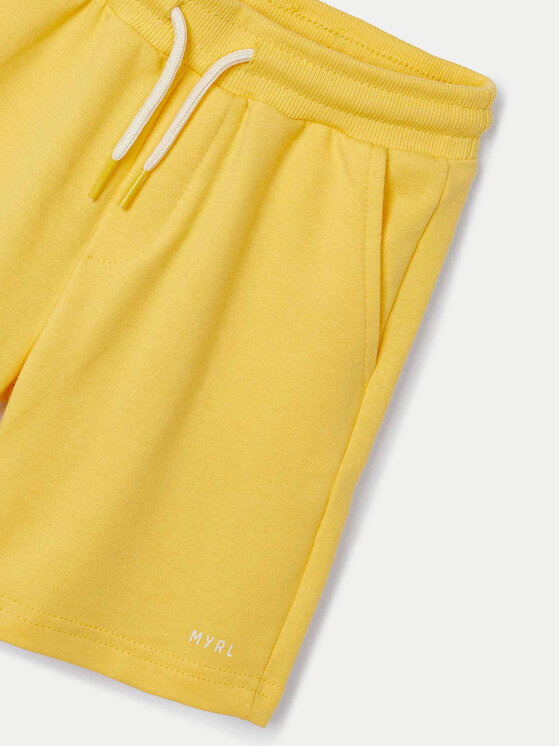 Mayoral Mayoral Pantaloni scurți sport 611 Galben Regular Fit