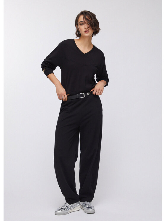 Liu Jo Liu Jo Bluza TA6242JS18222222 Czarny Regular Fit
