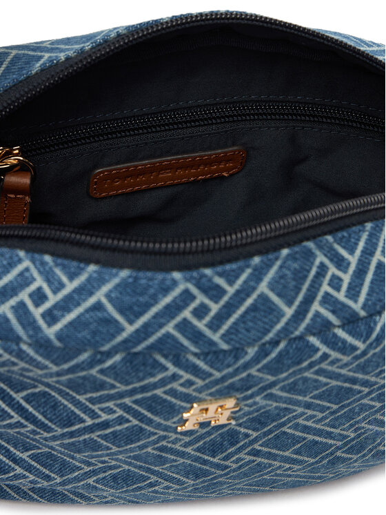 Tommy Hilfiger Tommy Hilfiger Kabelka Popette Camera Bag Denim Flag AW0AW18610 Modrá