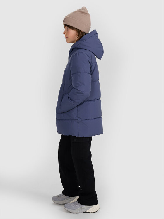 4F 4F Kurtka puchowa 4FJRAW25TDJAM0805-32S Granatowy Regular Fit