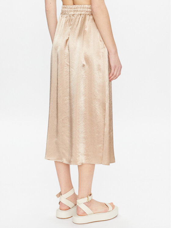 Max Mara Leisure Max Mara Leisure Fustă midi Freda 23310102 Auriu Regular Fit