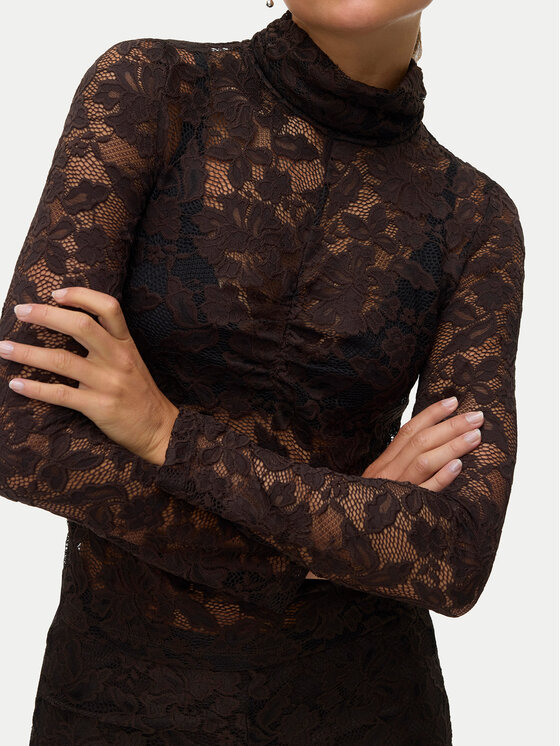 Vero Moda Vero Moda Palaidinė Neline 10335562 Ruda Slim Fit