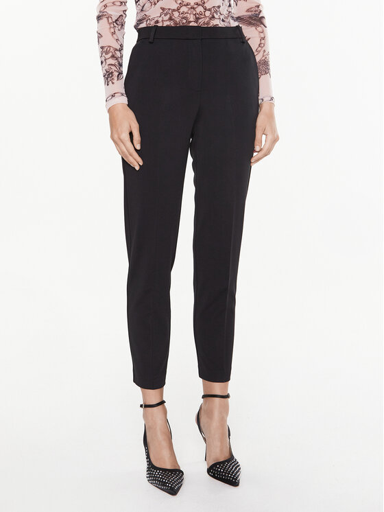 PINKO Pinko Pantaloni di tessuto Bello 100155 A0HM Nero Slim Fit