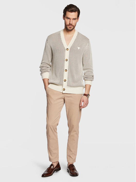 Cardigan Tom M3GR19 Z35Z1 Beige Regular Fit