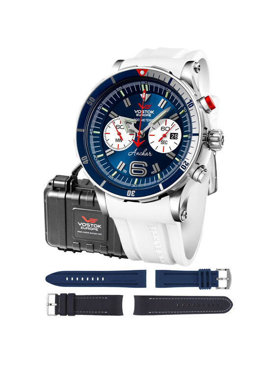 Vostok Europe Vostok Europe Zegarek 6S21-510A583SW Biały