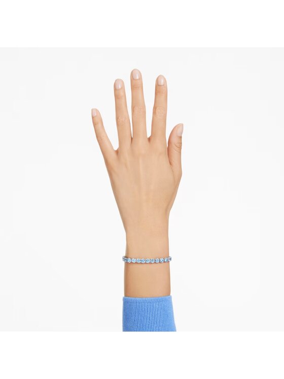 Swarovski Swarovski Bransoletka Matrix Tennis 5648929 Niebieski